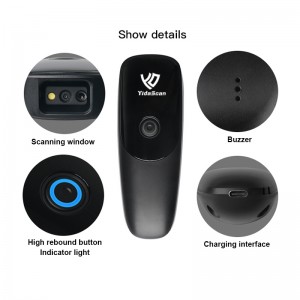 Przenośny czytnik bezprzewodowych kodów kreskowych Bluetooth WS22